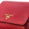 Prada Chain Wallet Crossbody Saffiano Leather