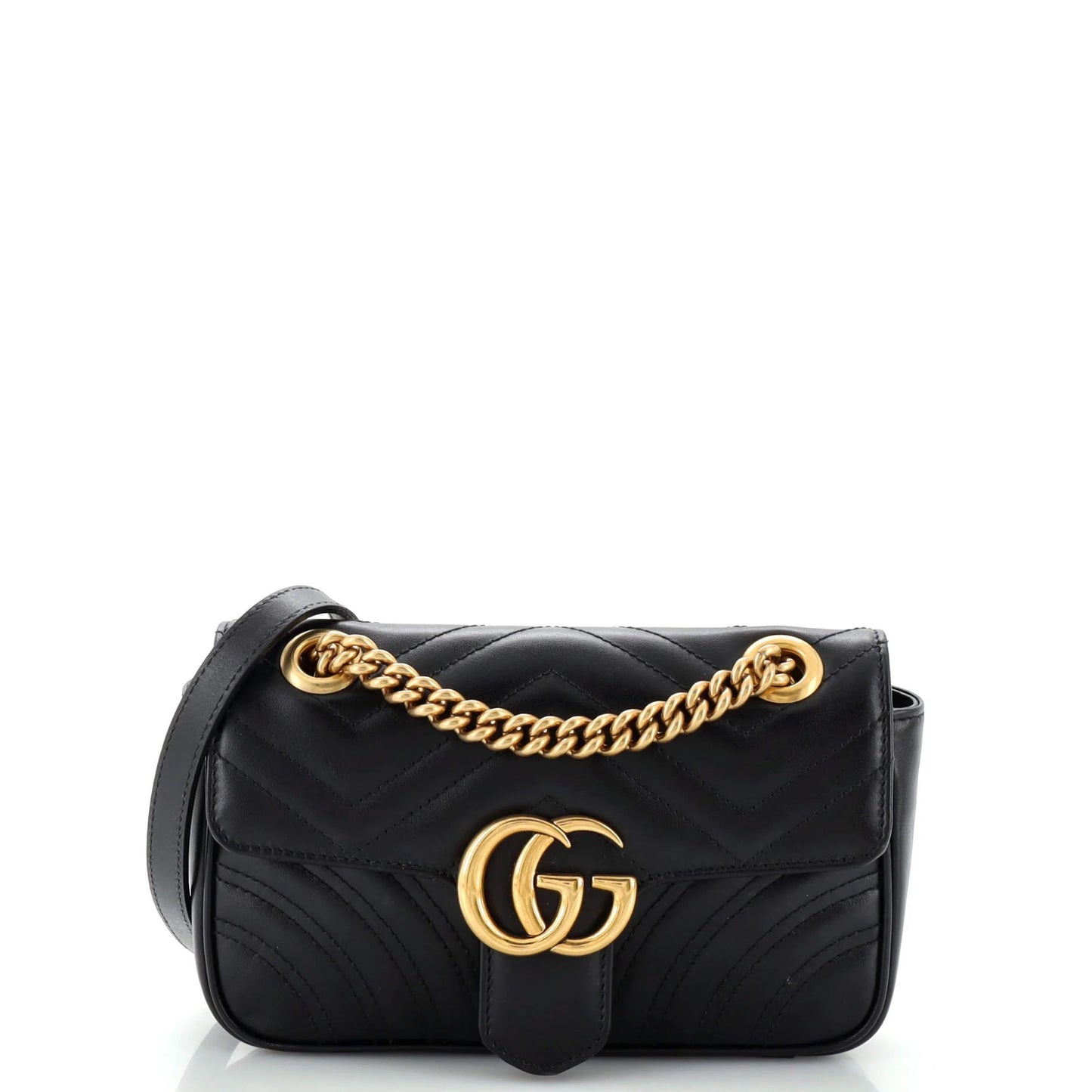 Gucci  GG Marmont Flap Bag Matelasse Leather mini