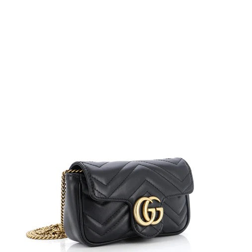 Gucci GG Marmont Flap Bag Matelasse Leather Super Mini