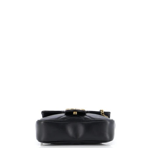 Gucci GG Marmont Flap Bag Matelasse Leather Super Mini