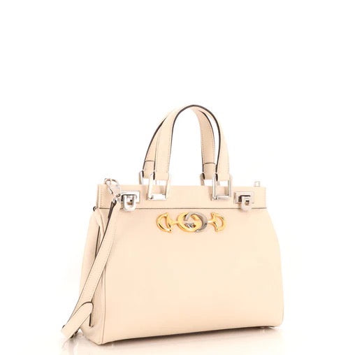 Gucci Zumi Top Handle Bag Leather Small