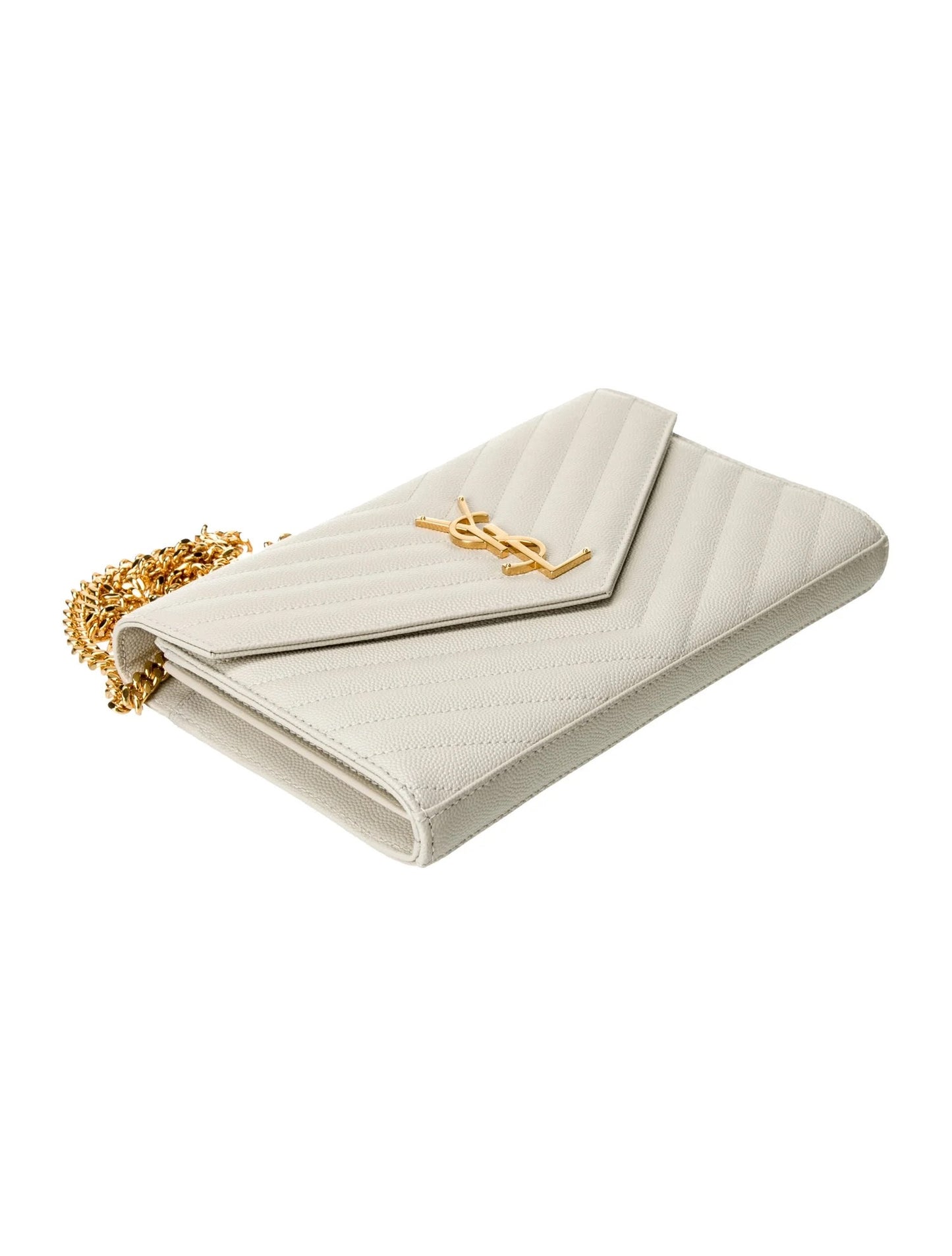 Saint Laurent Leather Clutch 2022