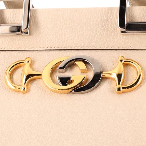 Gucci Zumi Top Handle Bag Leather Small