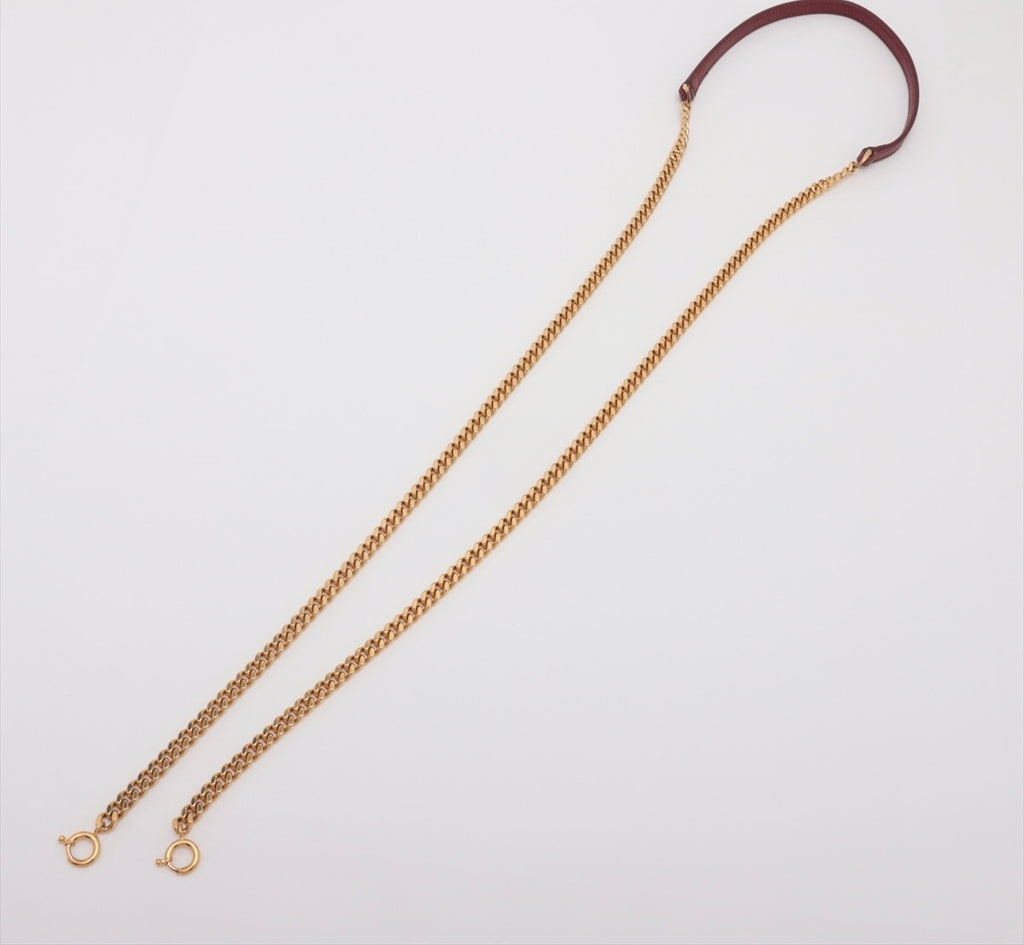 SAINT LAURENT  Smooth Calfskin Classic Monogram Kate Tassel Chain Wallet