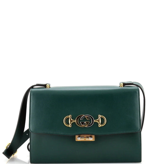 Gucci Zumi Flap Shoulder Bag Leather Small