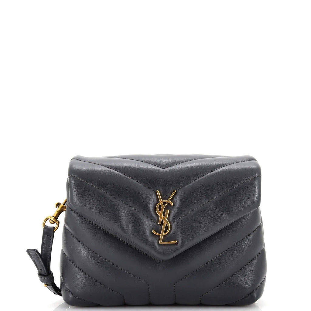 Saint Laurent Loulou Shoulder Bag Matelasse Chevron Leather Toy