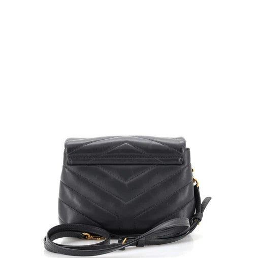 Saint Laurent Loulou Shoulder Bag Matelasse Chevron Leather Toy