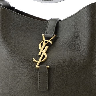 Saint Laurent Le 5 a 7 Supple Hobo Leather Small