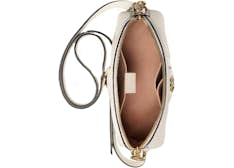 New Gucci White Leather Small Ophidia Shoulder Bag