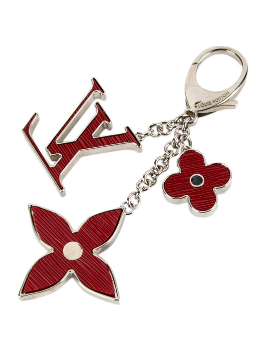 Louis Vuitton Fleur d' Epi Bag Charm and Key Holder