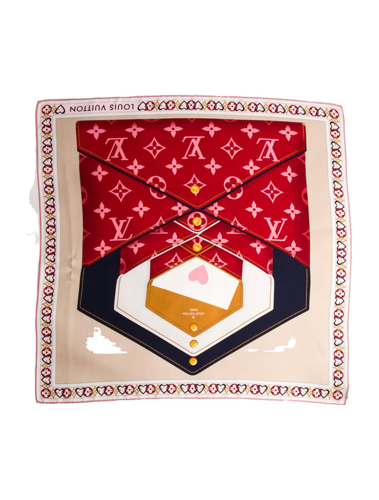 Louis Vuitton My True LV Square 70 Silk Scarf