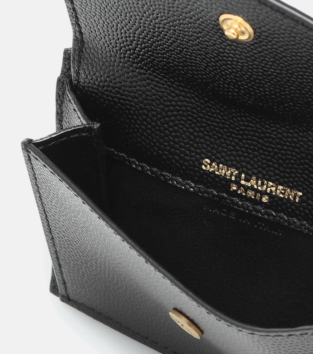 Saint Laurent Paris Leather Card Case