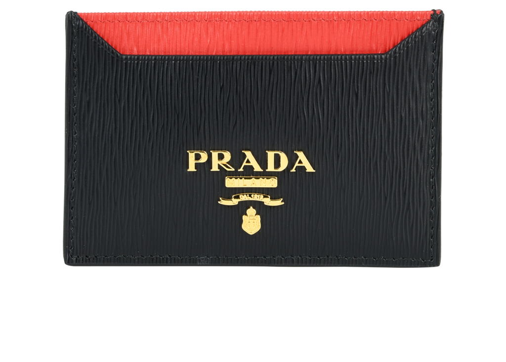 New Prada Bi-Colour Card Holder