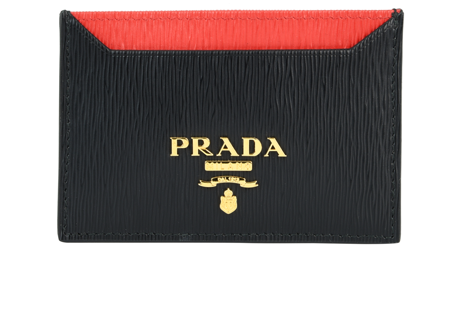 New Prada Bi-Colour Card Holder