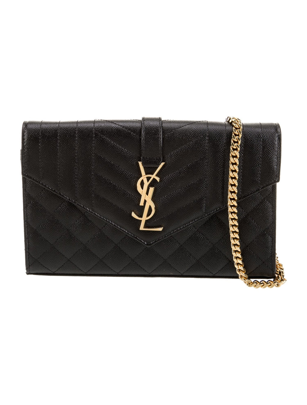 Saint Laurent Leather Clutch 2022