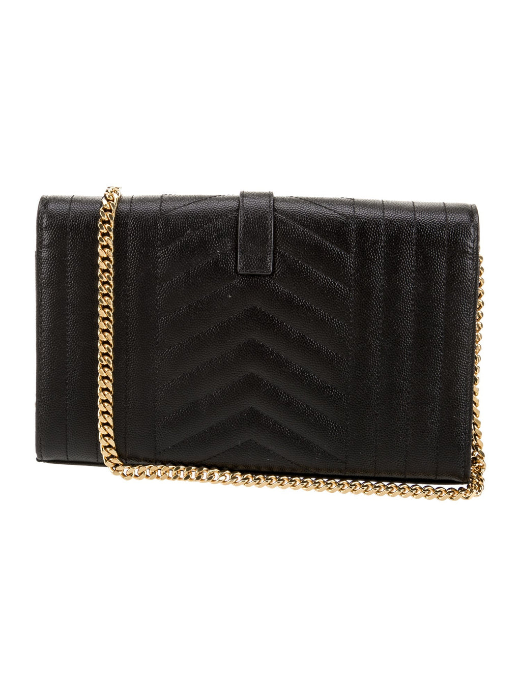 Saint Laurent Leather Clutch 2022