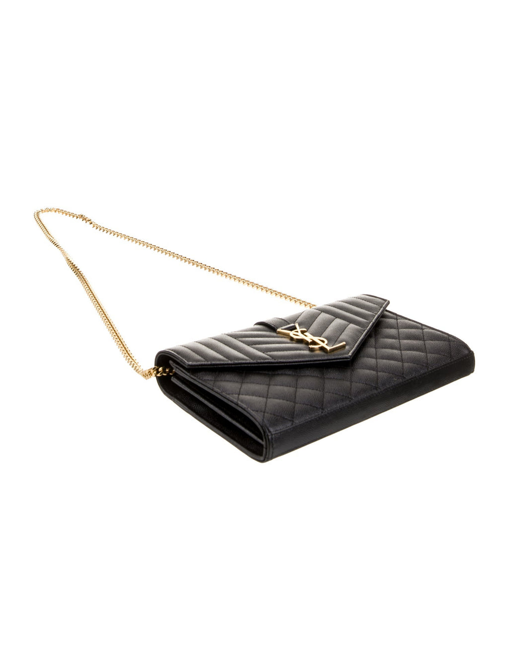 Saint Laurent Leather Clutch 2022