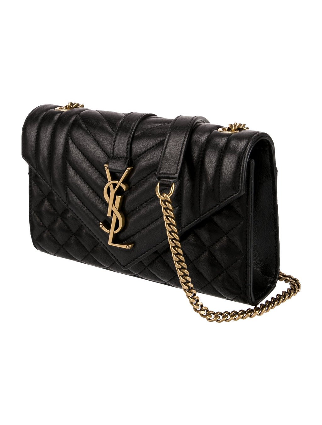 Saint Laurent Leather Envelope Small 2023
