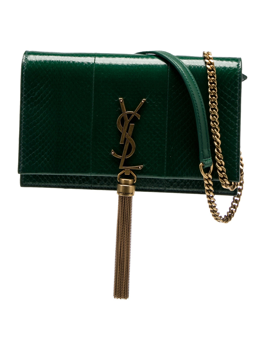 Saint Laurent Embossed Leather Kate 2023