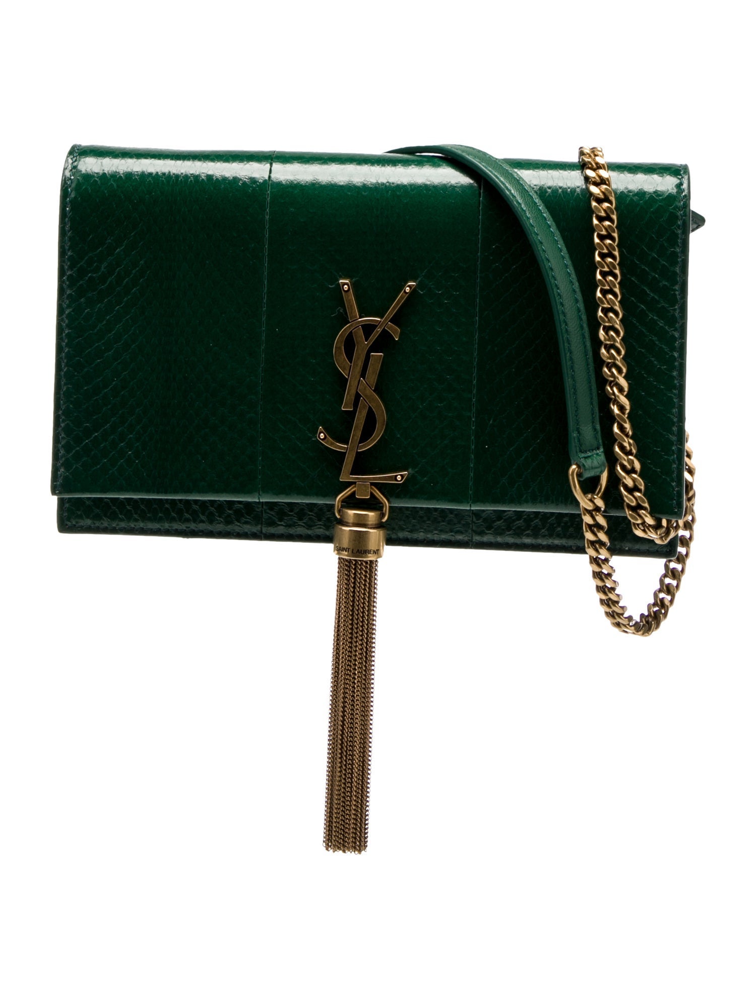 Saint Laurent Embossed Leather Kate 2023