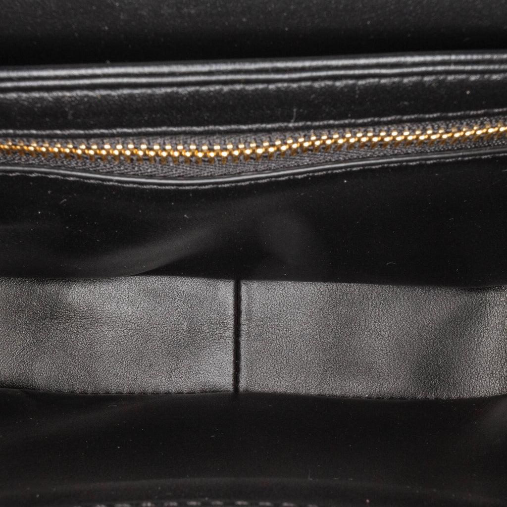 Celine Teen Shiny Calfskin Triomphe Crossbody