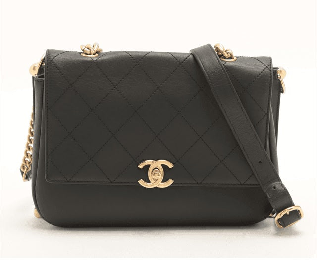 Chanel Matelasse Lambskin Chain Shoulder Bag