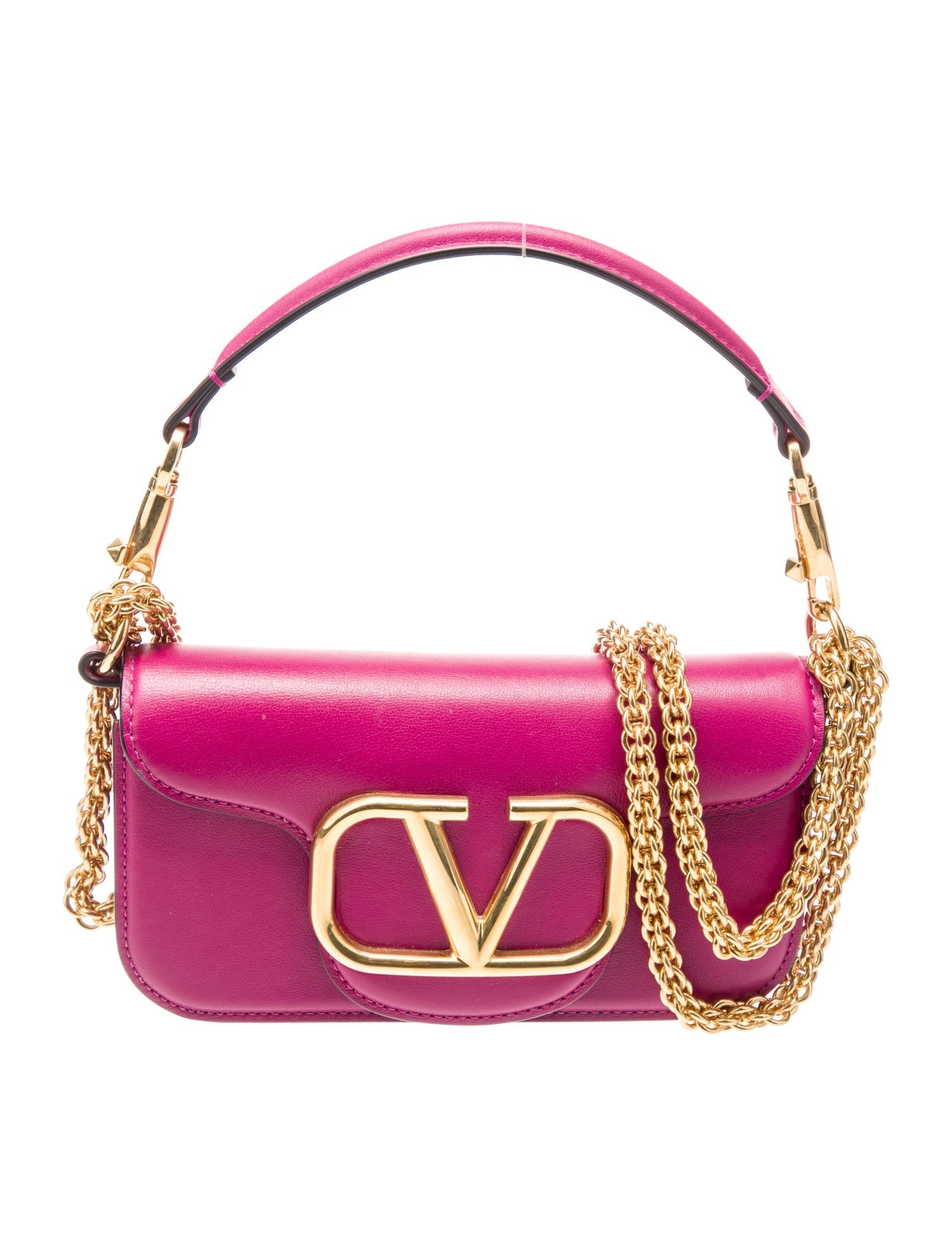 Valentino Leather Loco Shoulder Bag