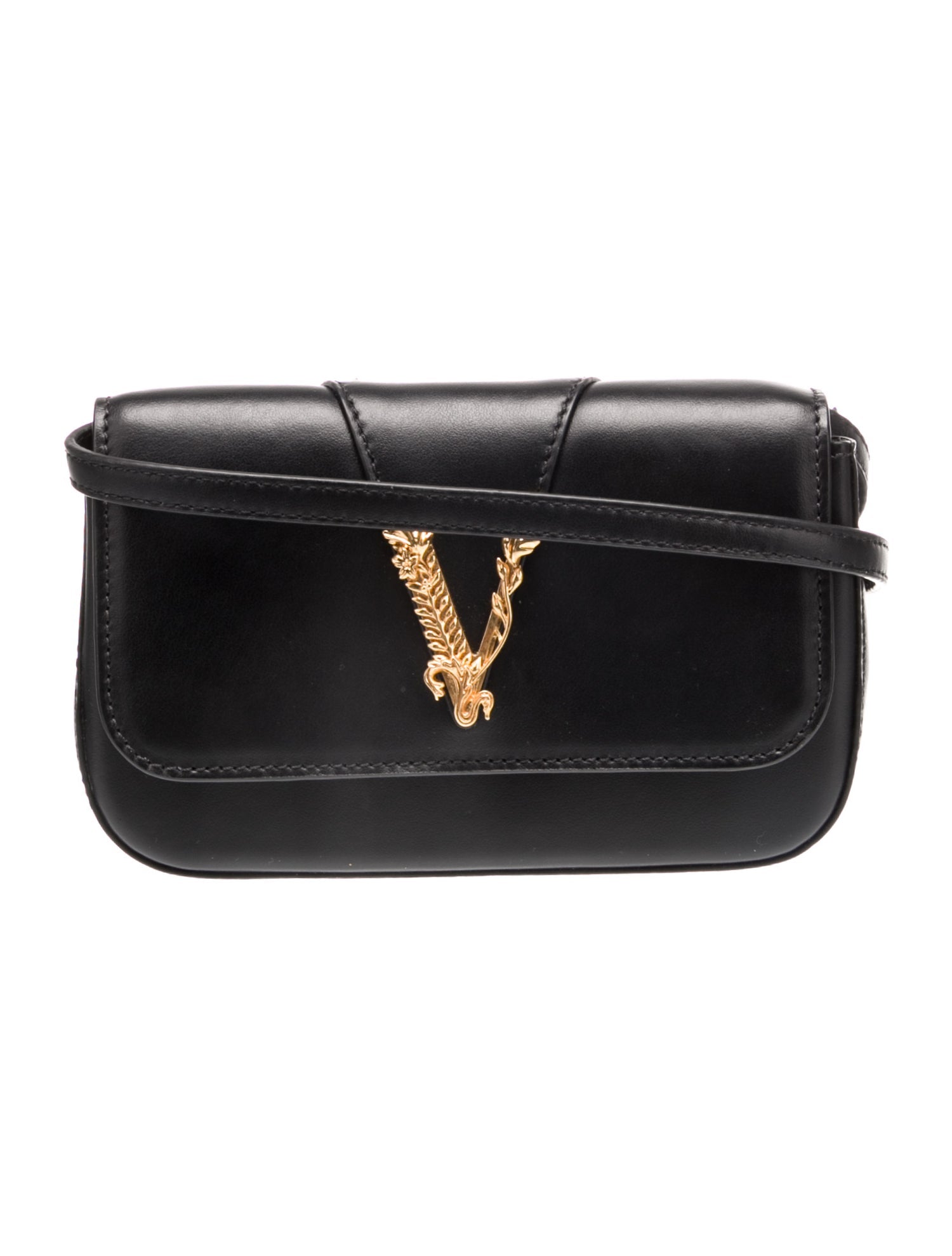 Versace Leather Shoulder Bag