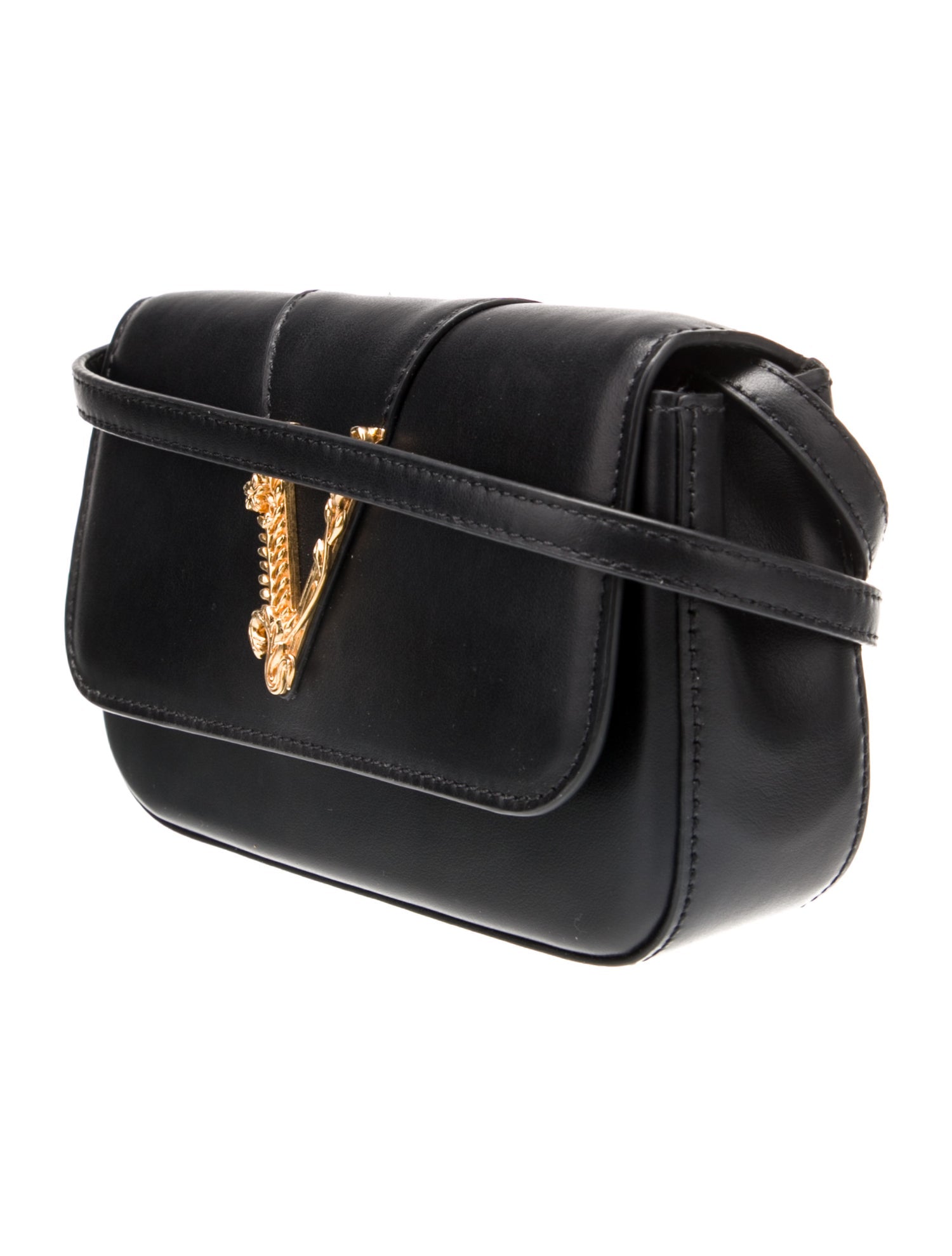 Versace Leather Shoulder Bag