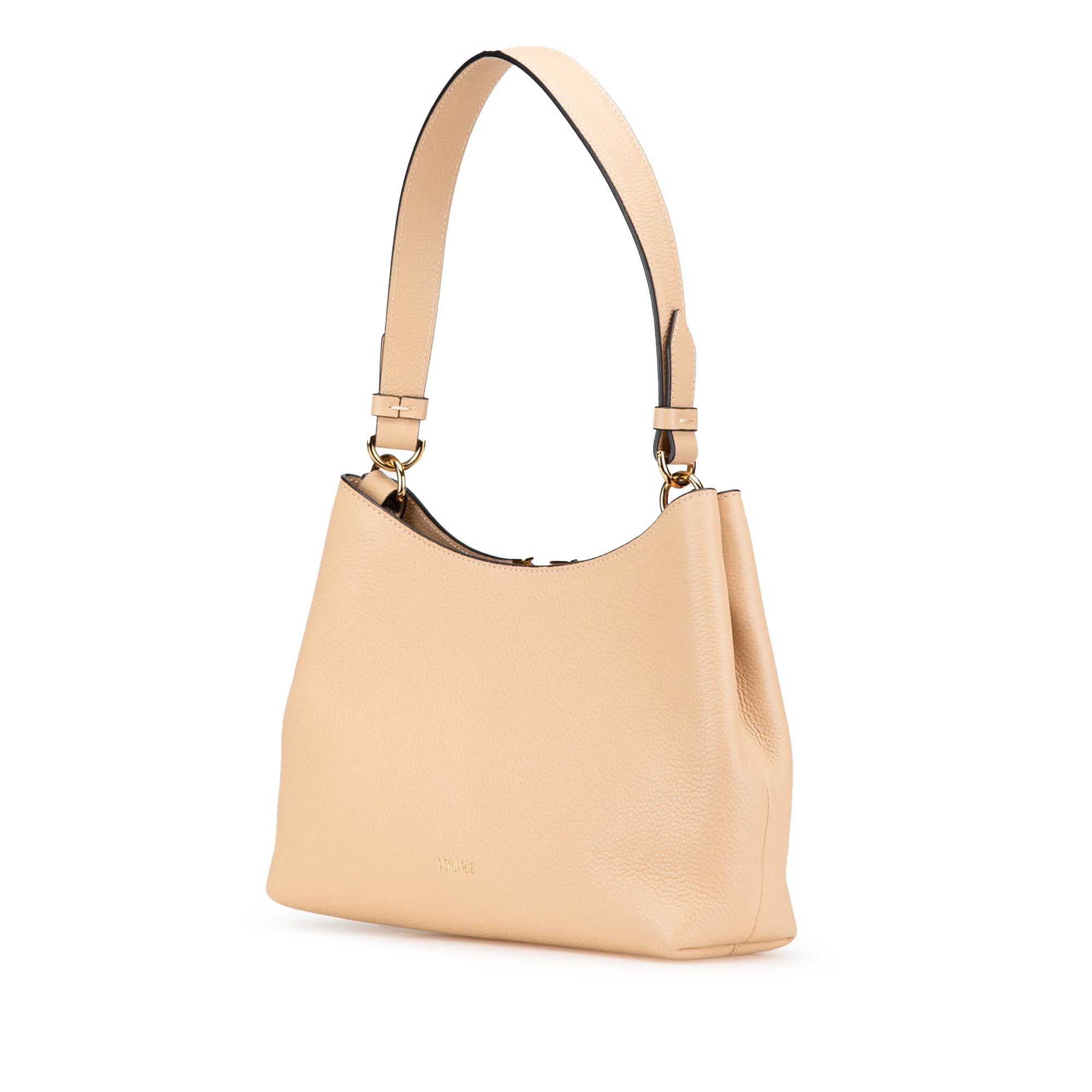 Versace Virtus Hobo Leather Small