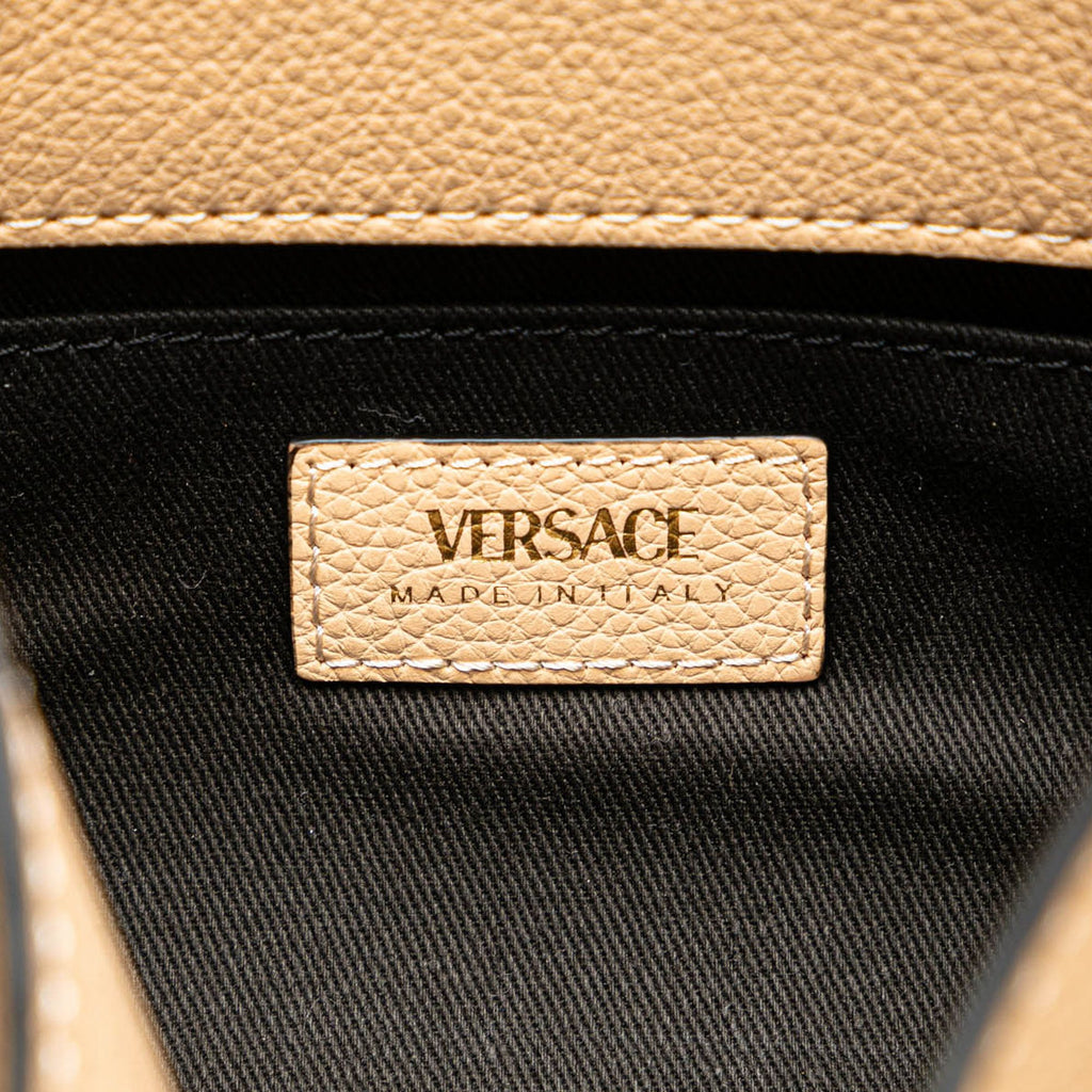 Versace Virtus Hobo Leather Small