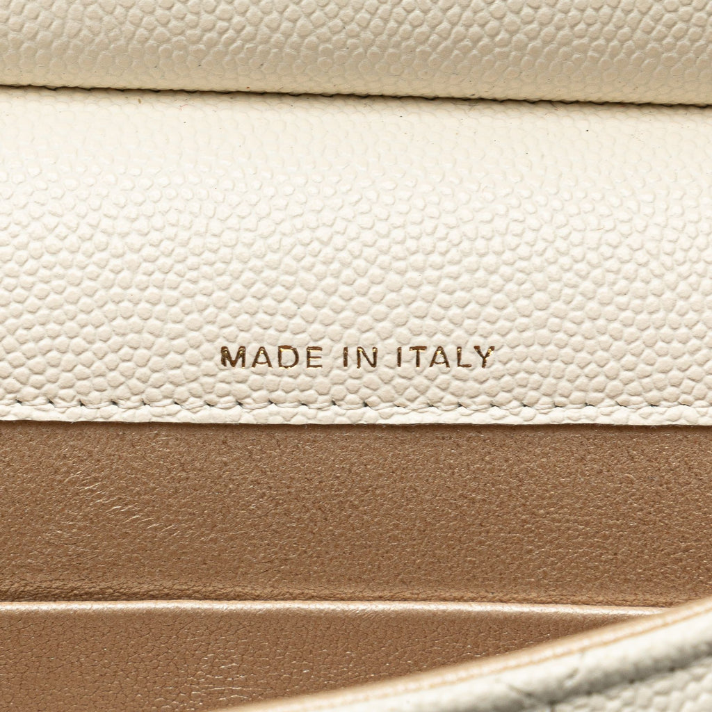 Chanel Quilted Caviar Frame Flap Clutch