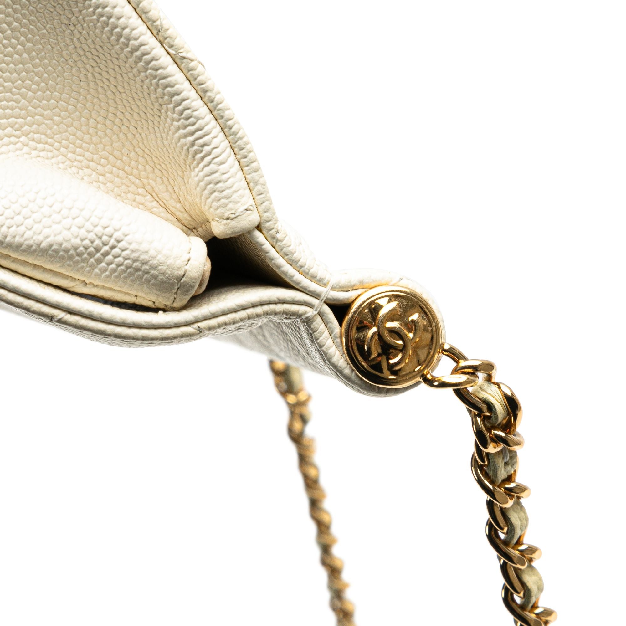 Chanel Quilted Caviar Frame Flap Clutch