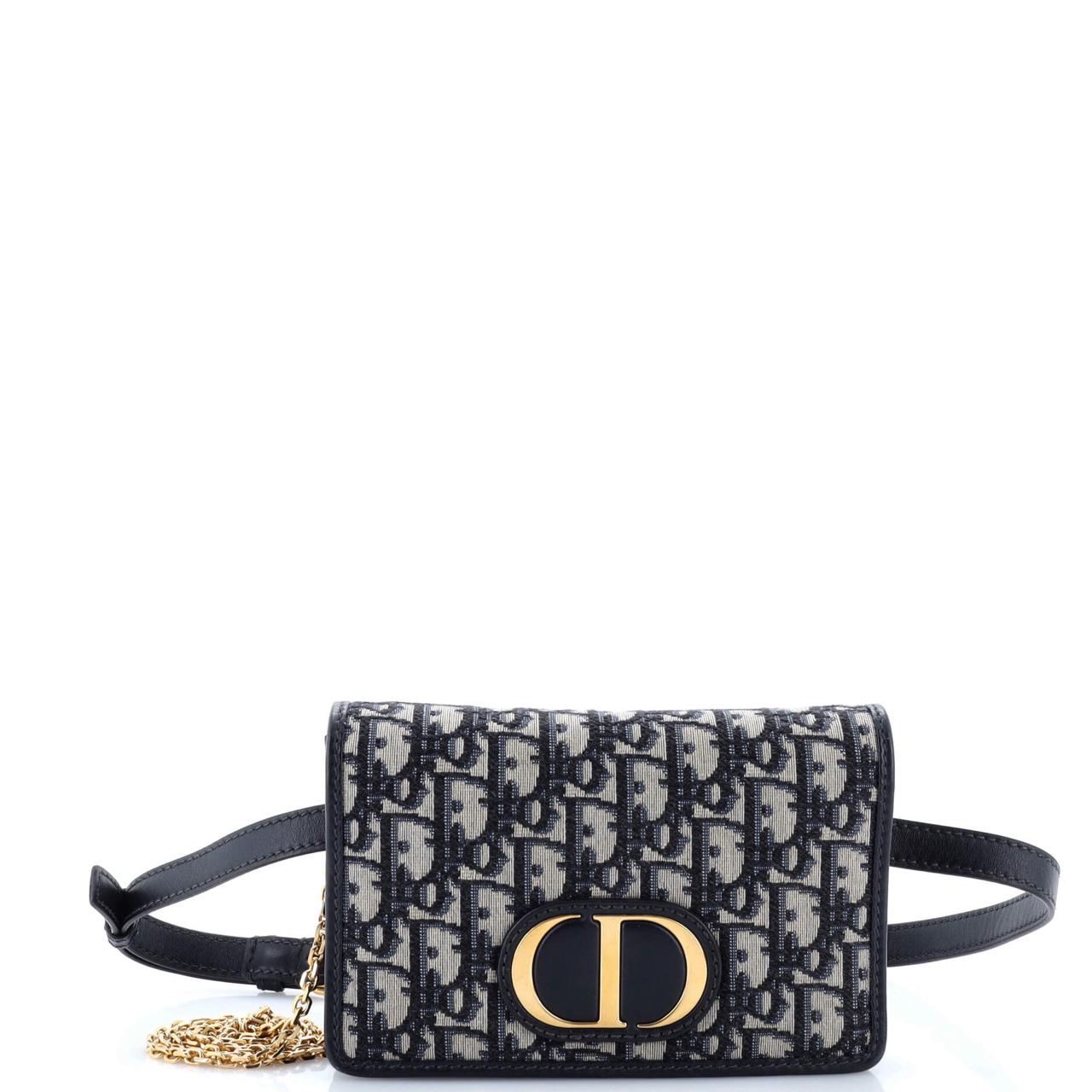Christian Dior 30 Montaigne 2-in-1 Pouch Oblique Canvas