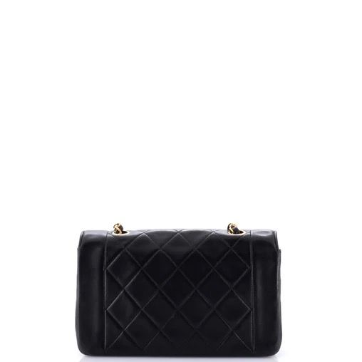 Chanel Vintage CC Chain Flap Bag Quilted Lambskin Small