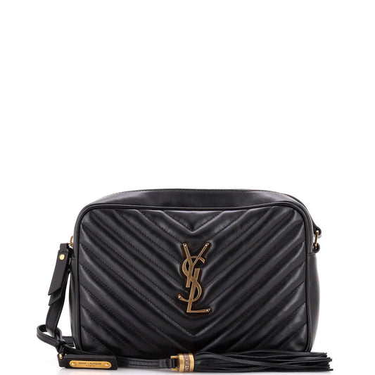 Saint Laurent Lou Camera Bag Matelasse Chevron Leather Small