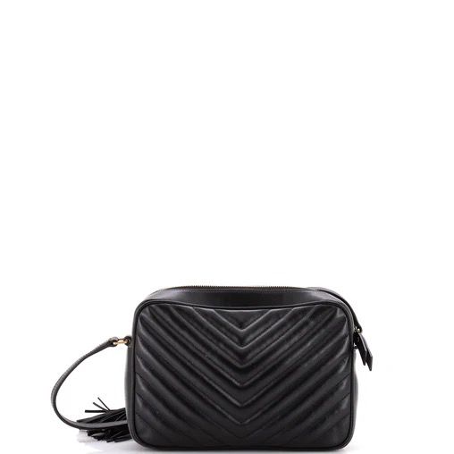 Saint Laurent Lou Camera Bag Matelasse Chevron Leather Small