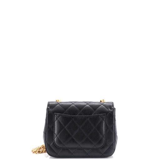 Chanel Pending CC Square Flap Bag Quilted Lambskin Mini