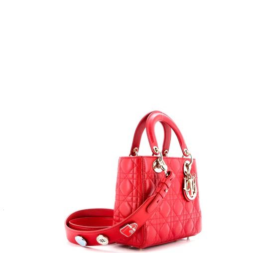 Christian Dior My Lady Dior Bag Cannage Quilt Lambskin