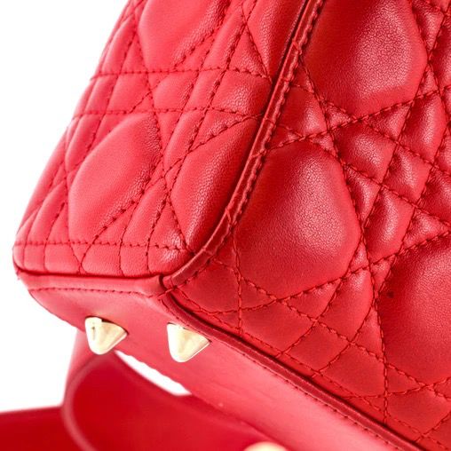 Christian Dior My Lady Dior Bag Cannage Quilt Lambskin