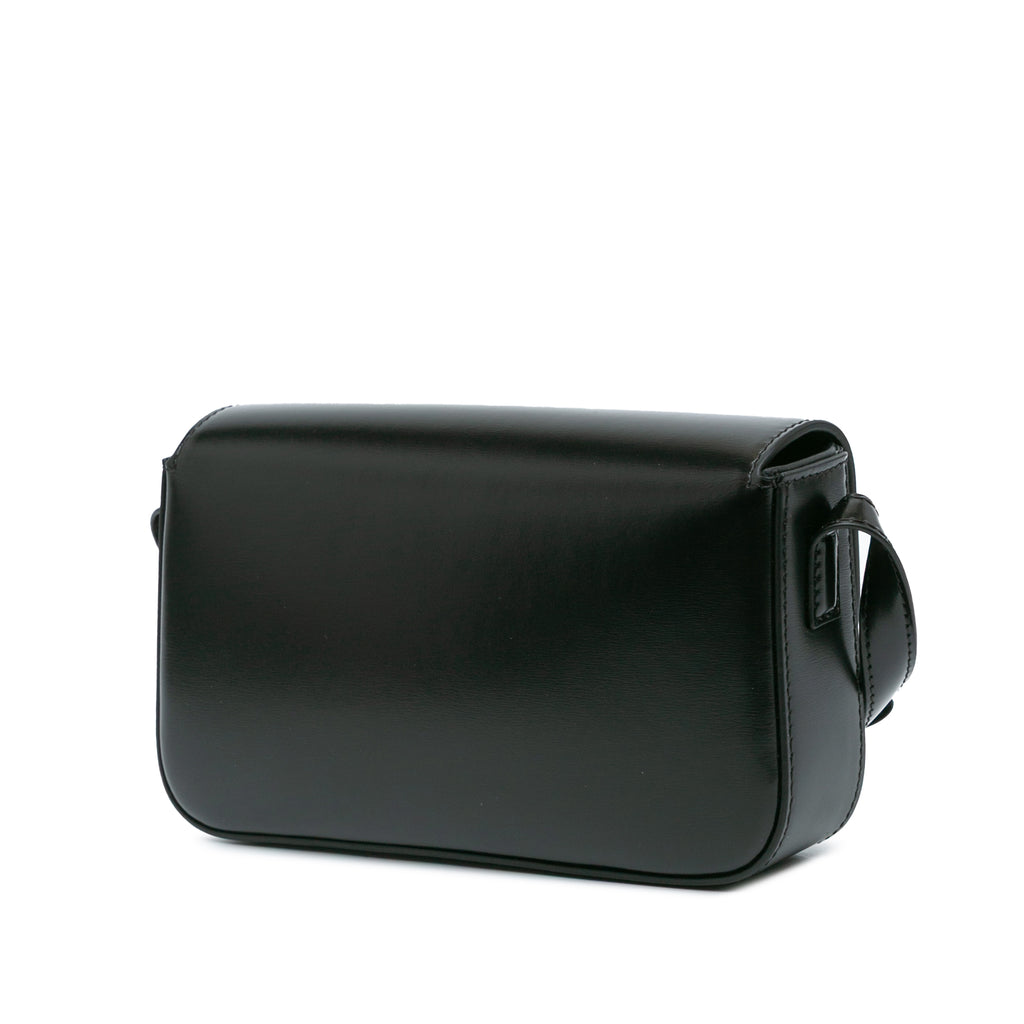 Celine Triomphe Leather Claude Shoulder Bag