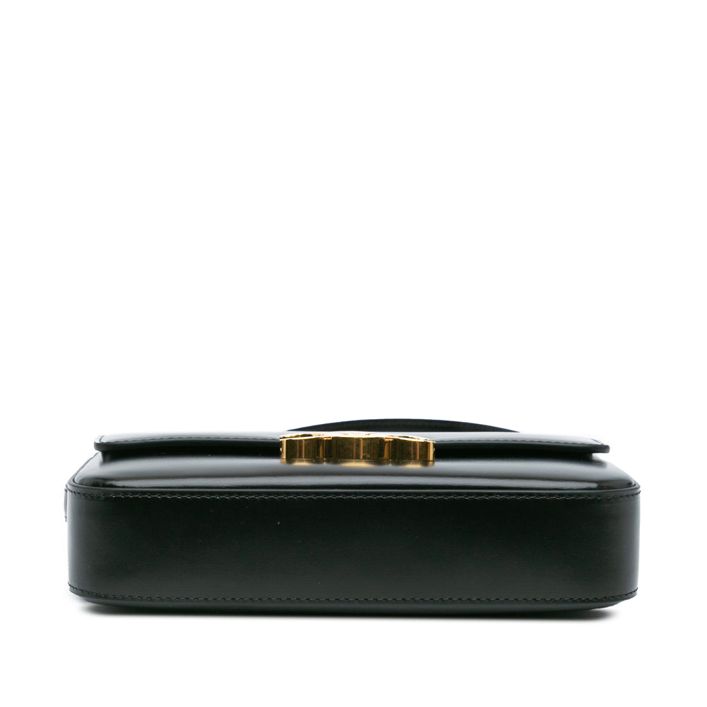 Celine Triomphe Leather Claude Shoulder Bag