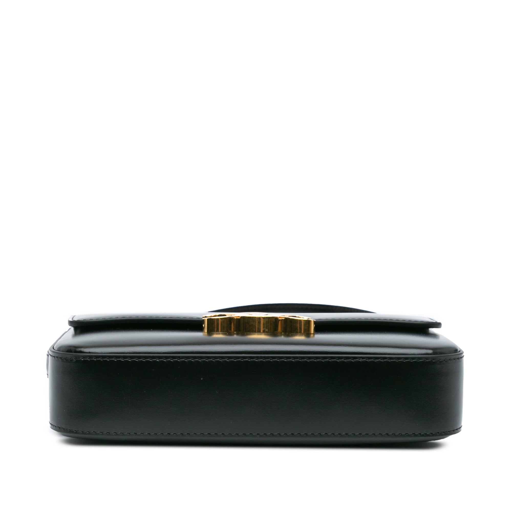 Celine Triomphe Leather Claude Shoulder Bag