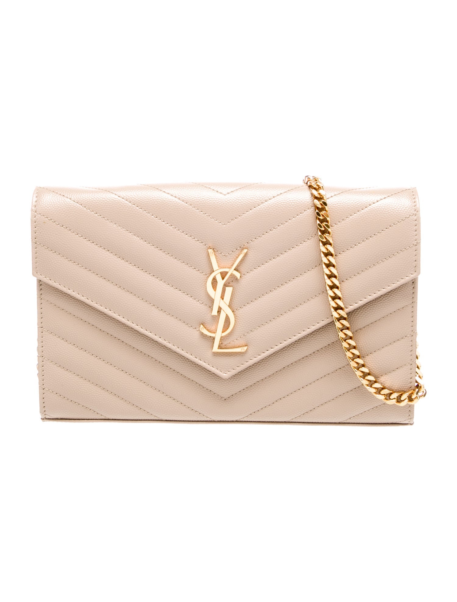 Saint Laurent Leather Clutch