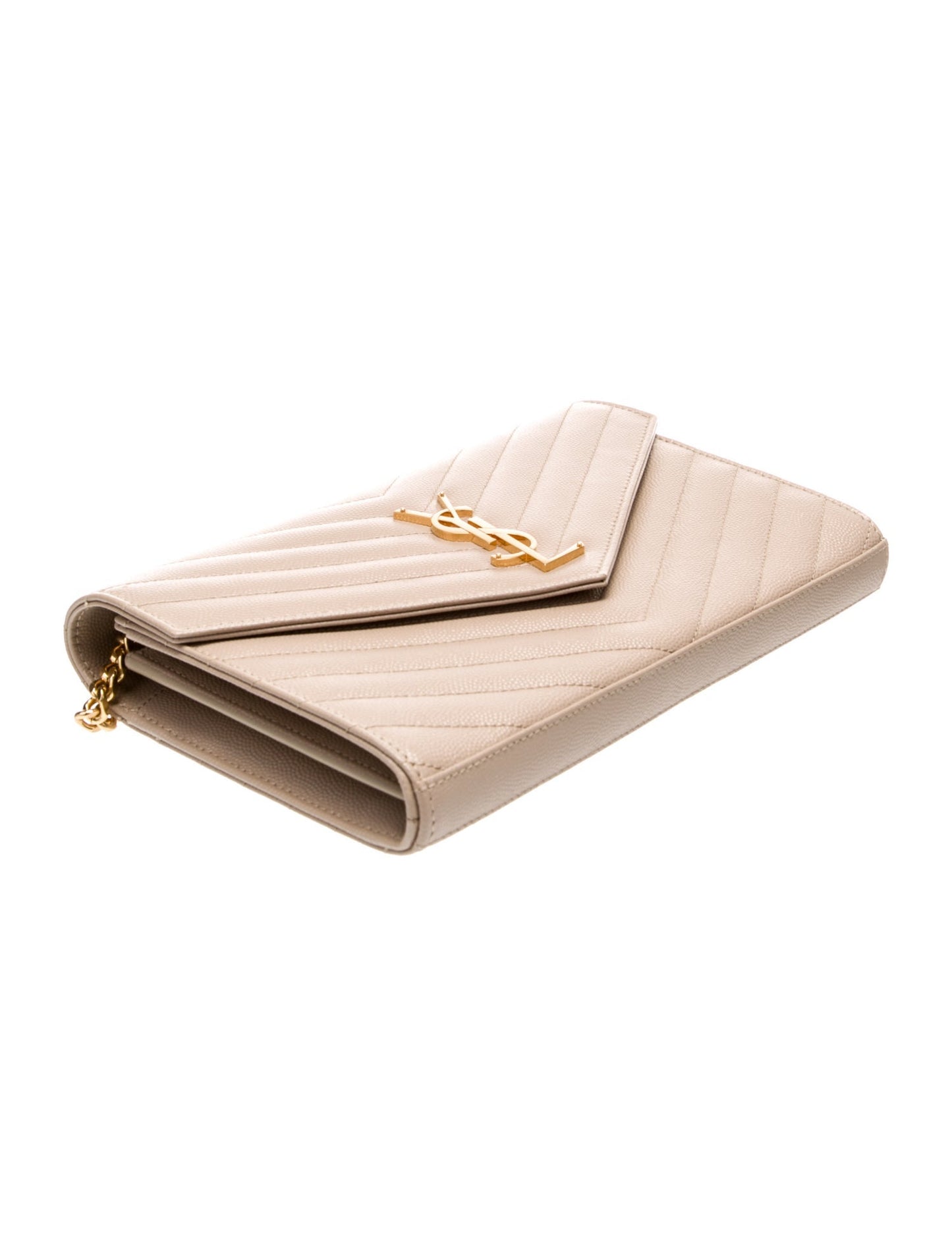 Saint Laurent Leather Clutch