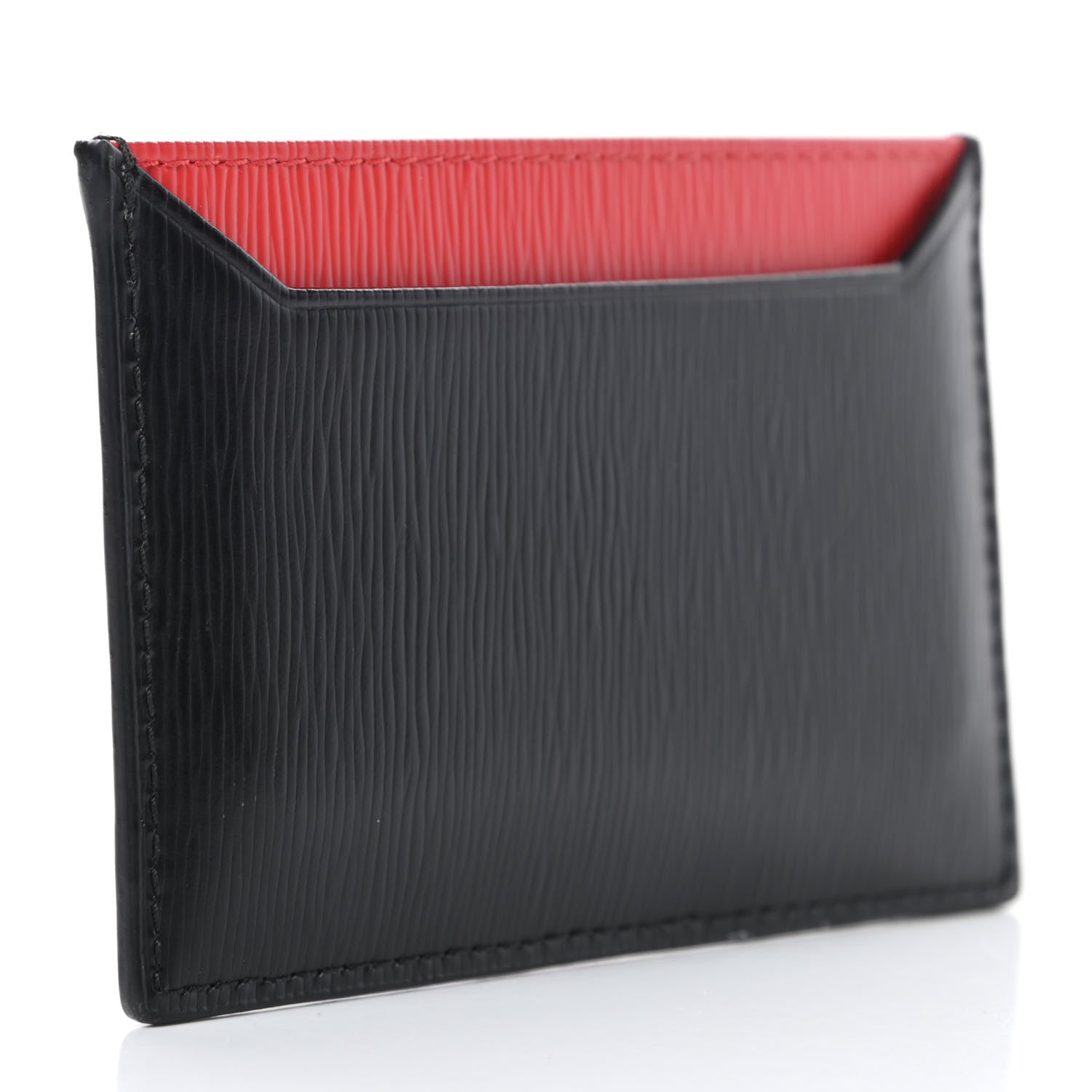 New Prada  Vitello Move Metal Card Case Black Lacca