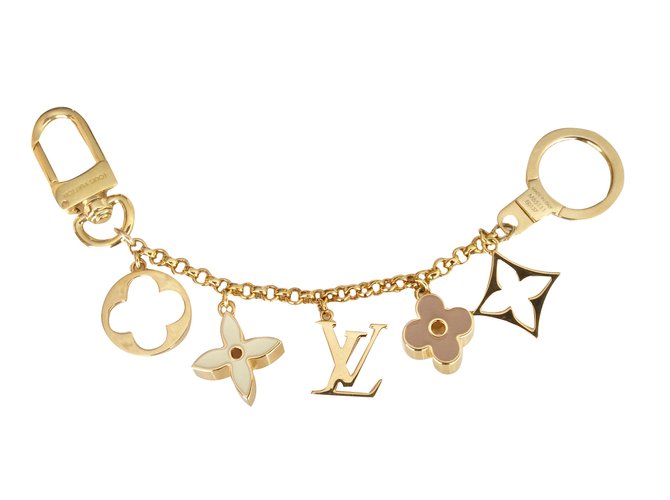New Louis Vuitton Bag Charm Chain Fleur De Monogram