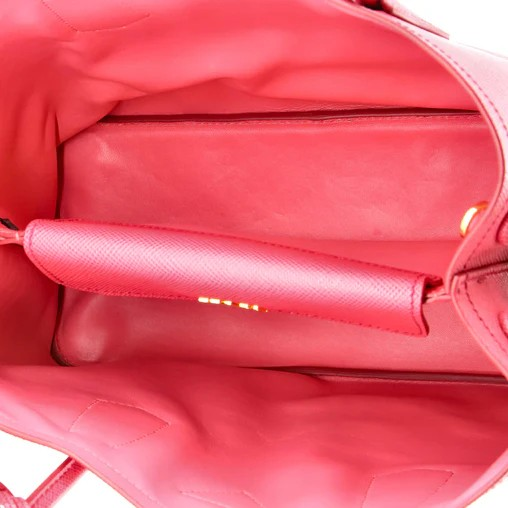 Prada Cuir Double Tote Saffiano Leather Small