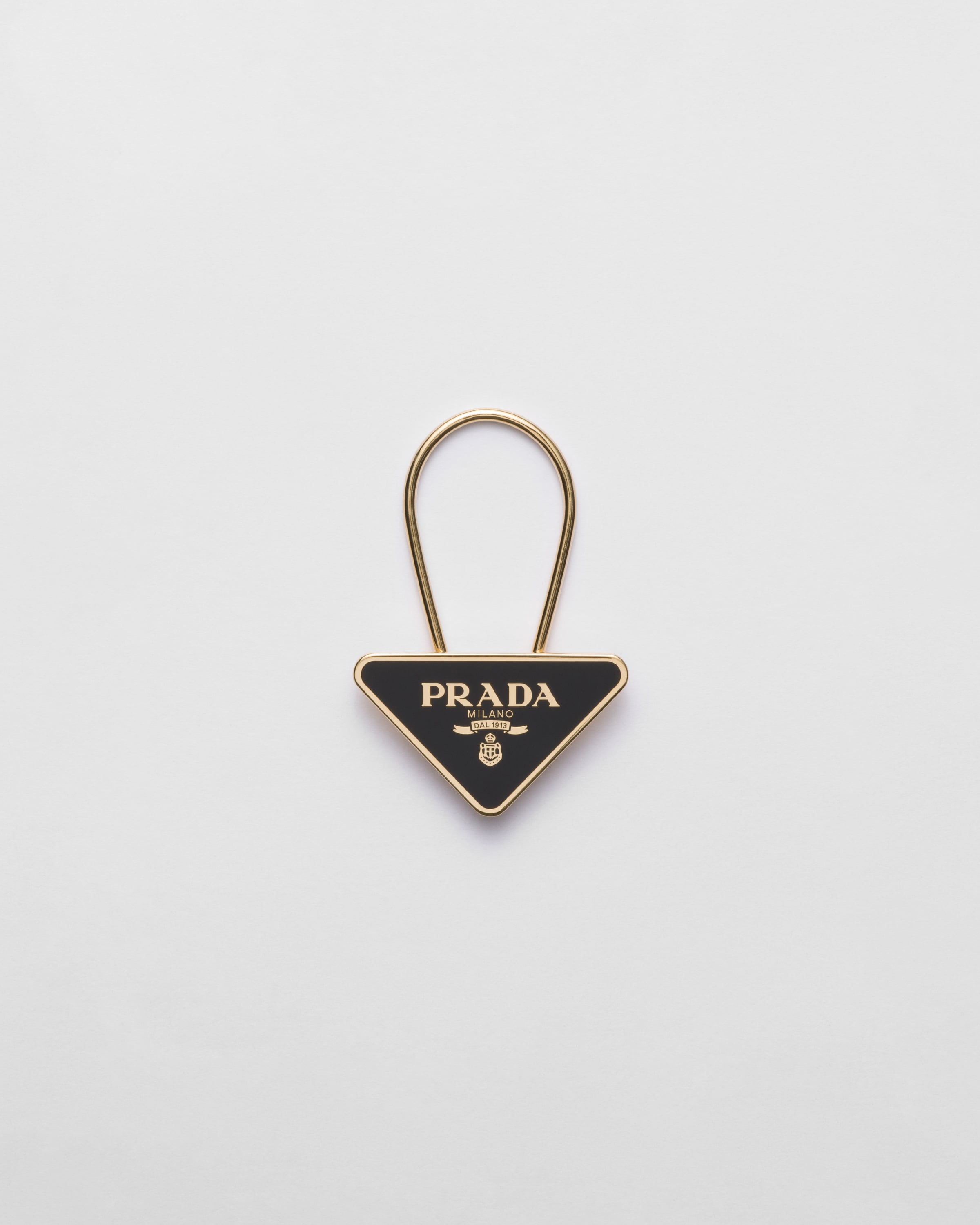 New PRADA Women's Enameled Metal Key Ring
