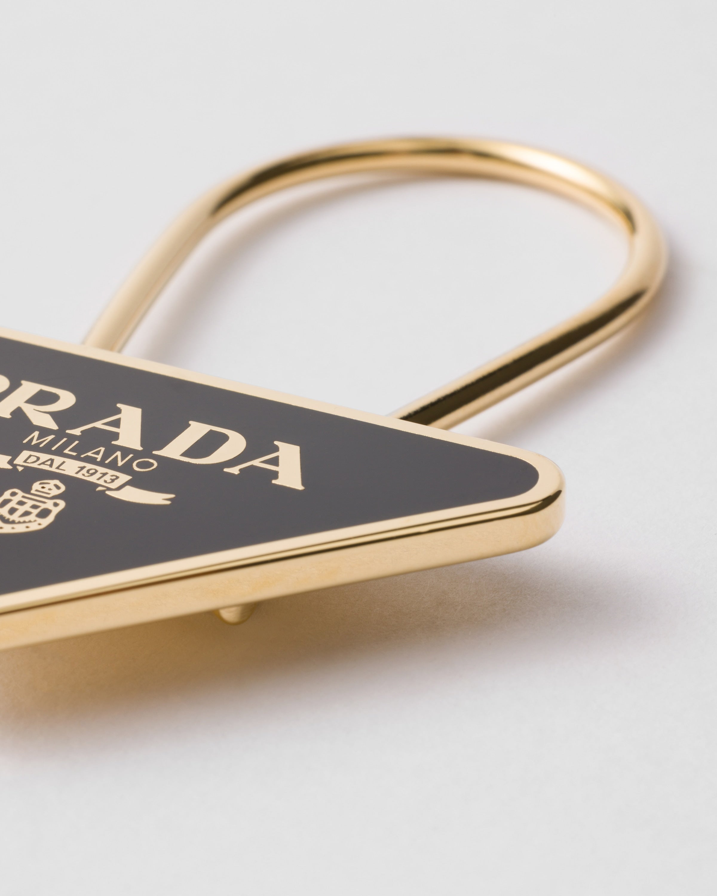 New PRADA Women's Enameled Metal Key Ring